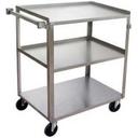 Channel Manufacturing Stainless Utility Bussing Truck, 32 1/8 x 31 x 19 inch.