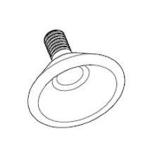 Vitamix Permanent Soft Ice Cream Cone Shaped Mixing Machine Agitator, 0.8 Ounce.