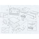 Lincoln Pusher Head, Finger and Spacer Only, 3/16 and 3/8 inch.