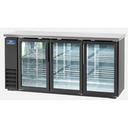 Arctic Air Back Bar Refrigerator with Three Glass Door, 72 inch.