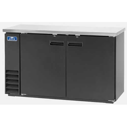 Arctic Air Solid Back Bar Refrigerator with Three Door, 72 inch.