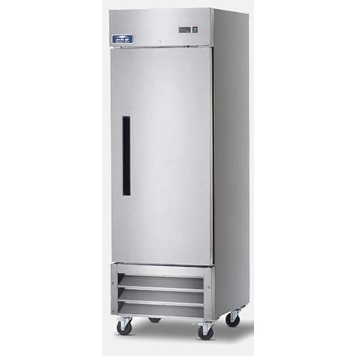 Arctic Air One Door Stainless Steel Exterior Reach-In Freezer, 26.75 x 32.75 x 82.75 inch.