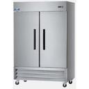 Arctic Air Two Door Stainless Steel Exterior Reach-In Freezer, 54.0 x 32.75 x 82.75 inch.