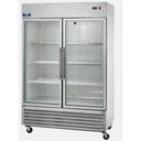 Arctic Air Two Door Glass Exterior Reach-In Refrigerator, 54.0 x 31.25 x 83.25 inch.