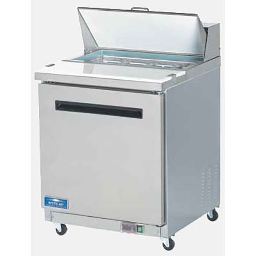 Arctic Air One Door Mega-Top Sandwich/Salad Prep Table, 28 inch.