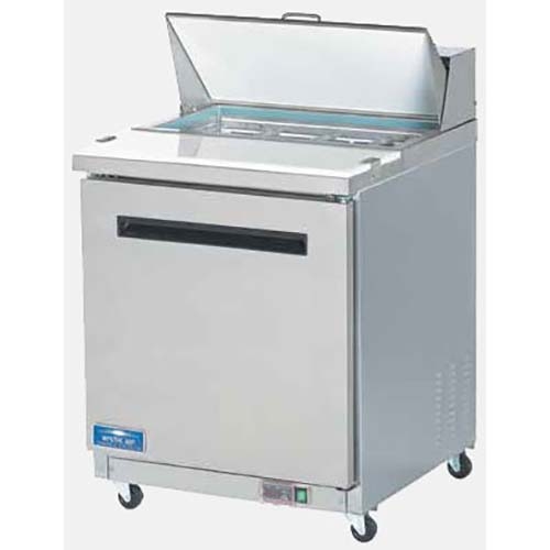 Arctic Air One Door Sandwich/Salad Prep Table, 28 inch.