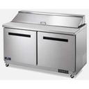 Arctic Air Two Door Sandwich/Salad Prep Table, 60 inch.