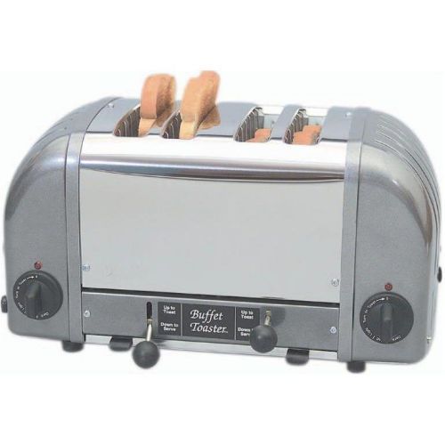 Cadco 120 Volt Buffet Toaster With Dual Controls, 15 1/2 X 9 X 8 Inch
