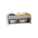 Cadco Stainless Warming Cabinet with Buffet Server, 28 x 14 x 15.25 inch.