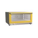 Cadco Line Chef Manual Control Countertop Convection Oven - 3 Full Size Sheet Pan Capacity, 31 1/2 x 16 7/8 x 32 inch.
