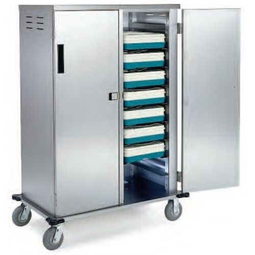Lakeside Stainless Steel Elite Series Tray Delivery Cart, 10 Tray Capacity