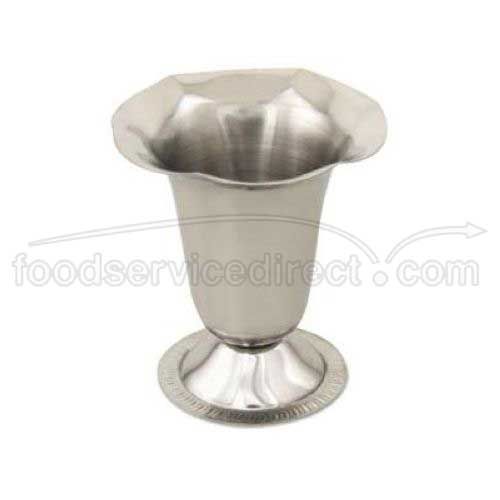 Alegacy Stainless Steel Tulip Sundae Dish, 6 Ounce