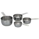 Alegacy Stainless Steel Measuring Cup Set - Long Solid Handle -- 1 set.