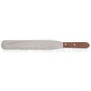 Alegacy Stainless Steel Icing Spatula with Hardwood Handle, 17 1/4 inch Length.