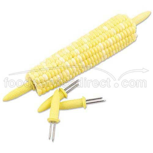 Alegacy Plastic Corn Holder, 2 1/2 Inch Length -- 144 Per Case