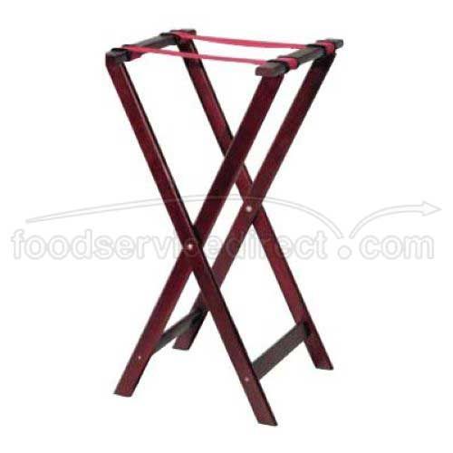 Alegacy Dark Mahogany Wooden Tray Stand, 16 1/4 X 32 1/2 Inch