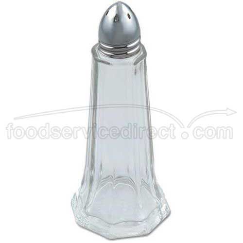 Alegacy Tower Salt And Pepper Shaker With Chrome Plated Universal Hole Top, 1 1/2 Ounce -- 24 Per Case