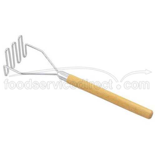 Alegacy Nickel Plated Square Face Masher, 23 Inch