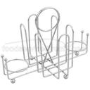 Alegacy Chrome Plated Wire Sugar Pack Holder, 7 1/2 x 5 x 4 1/2 inch.