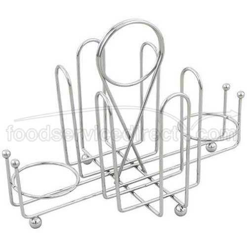 Alegacy Chrome Plated Wire Sugar Pack Holder, 7 1/2 X 5 X 4 1/2 Inch