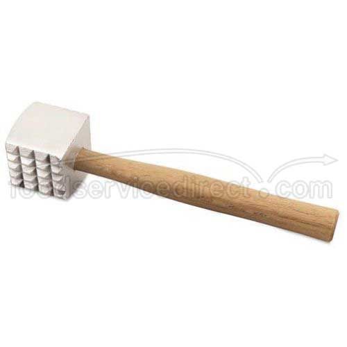 Alegacy Cast Aluminum Steak Tenderizer With Wood Handle, 13 Inch Length