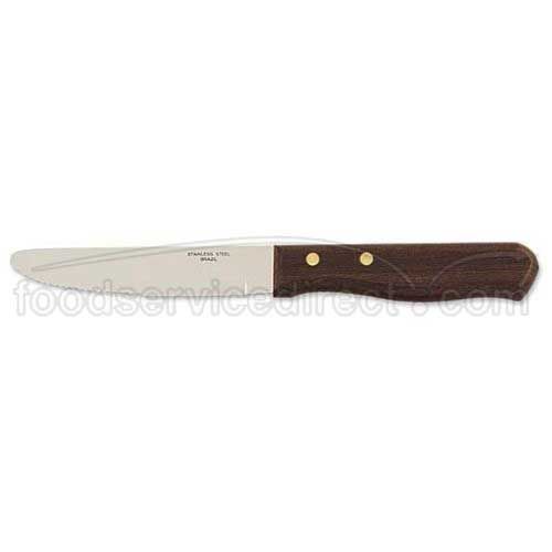 Alegacy Rounded Tip Jumbo Steak Knife, 5 Inch Blade Length -- 12 Per Case