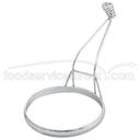 Alegacy Chrome Plated Round Egg Mold, 3 7/8 inch Diameter.