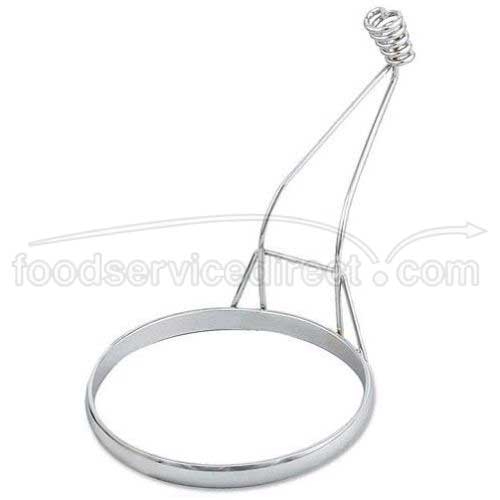 Alegacy Chrome Plated Round Egg Mold, 3 7/8 inch Diameter.