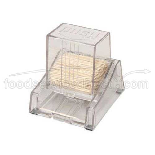 Alegacy Plastic See Through Toothpick Dispenser, 4 1/2 Inch.