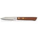 Alegacy Stainless Steel Blade Paring Knife with Wooden Handle, 3 inch Blade Length.