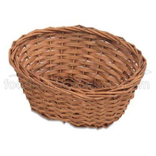 Alegacy Round Willow Bread Basket, 9 X 3 Inch -- 12 Per Case.