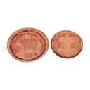 Alegacy Wood Weave Plate, 6 inch Diameter.