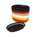 Alegacy Oval White Fast Food Basket, 10 3/4 x 7 x 1 1/2 inch -- 36 per case.