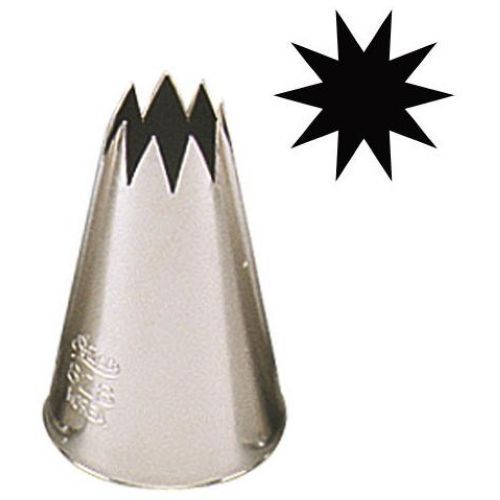 Alegacy Stainless Steel Star Tip Pastry Tube, Tip Number 9