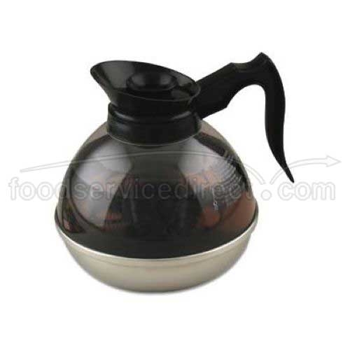 Alegacy Stainless Steel Base Plastic Regular Decanter, 2 Quart.