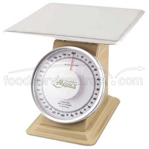 Alegacy Fixed Dial Heavy Duty Portion/receiving Scale, 200 Pound Capacity