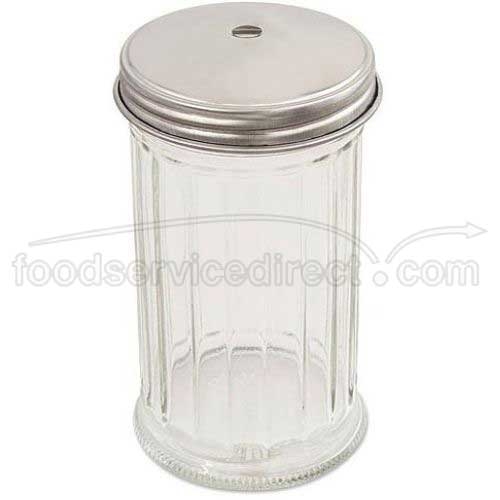 Alegacy Fluted Glass Sugar Pourer, 12 Ounce -- 24 per case.