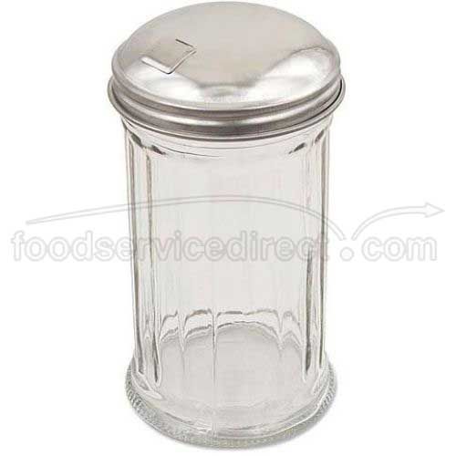 Alegacy Glass Fluted Sugar Pourer, 12 Ounce -- 24 Per Case