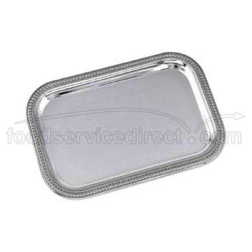 Alegacy Stainless Steel Rectangular Plain Trim Cater Tray, 19 1/2 X 12 1/4 Inch