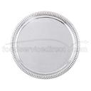 Alegacy Stainless Steel Round Plain Trim Cater Tray, 14 inch.