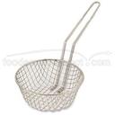 Alegacy Nickel Plated Coarse Mesh Culinary Basket, 12 inch Diameter.