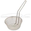 Alegacy Nickel Plated Medium Mesh Culinary Basket, 12 inch Diameter.