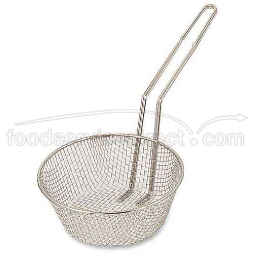 Alegacy Nickel Plated Medium Mesh Culinary Basket, 12 Inch Diameter