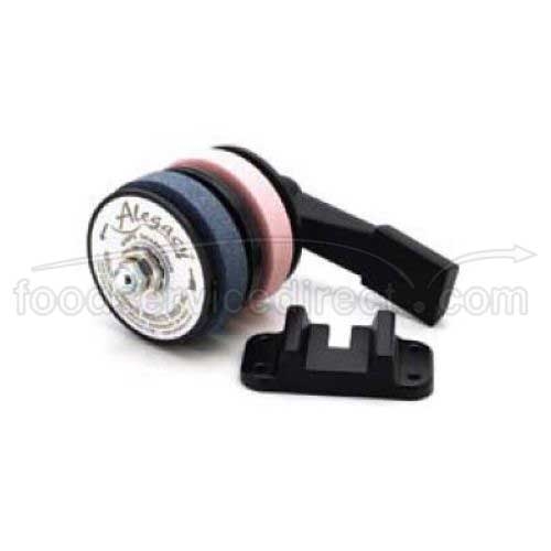 Alegacy Complete Knife Sharpener Round Stone, 5 x 3 x 4 3/4 inch.