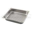 Alegacy 18/8 Stainless Steel Half Size Perforated Steam Table Pan,12 3/4 x 10 3/8 x 6 inch.