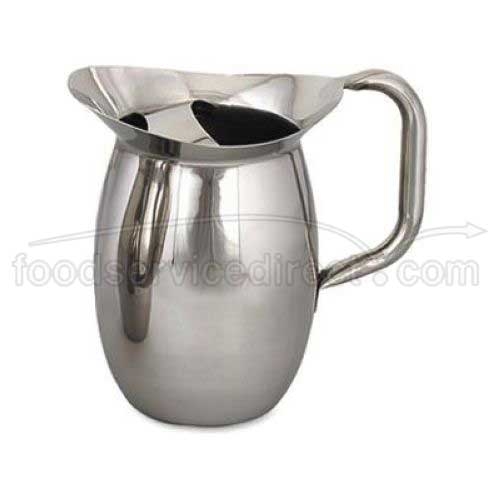 Alegacy 18/8 Stainless Steel Bell Pitcher, 3 1/8 Quart.