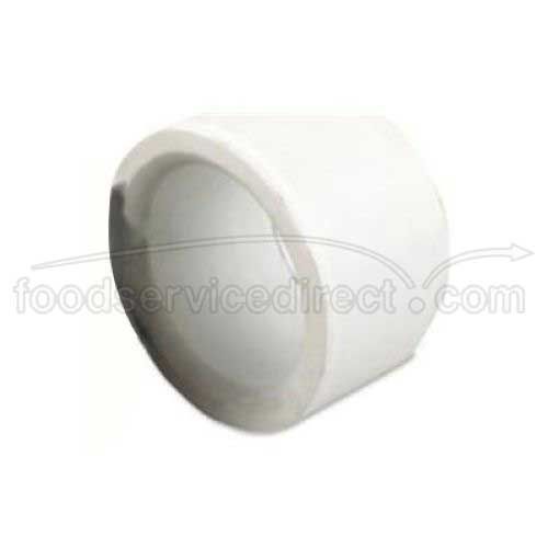 Alegacy White Molded Rubber Scrap Block, 6 1/2 Inch Diameter
