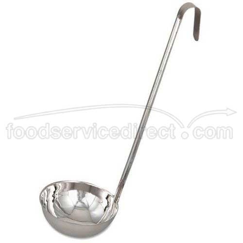 Alegacy Stainless Steel Optima Line One Piece Ladle, 16 Ounce Capacity.