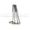 Alegacy Stainless Steel Optima Line One Piece Color Coded Ladle, 1 Ounce Capacity.