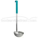 Alegacy Stainless Steel Optima Line One Piece Color Coded Ladle, 6 Ounce Capacity.